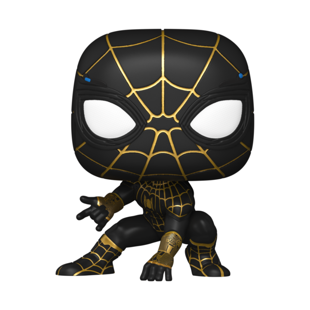 Funko POP Marvel Spiderman Black & Gold Suit Figur