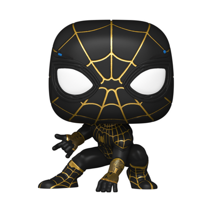 Funko POP Marvel Spiderman Black & Gold Suit Figur