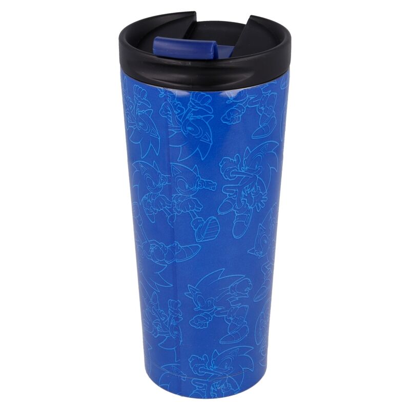 Sonic The Hedgehog rostfritt stål kaffemugg 425ml