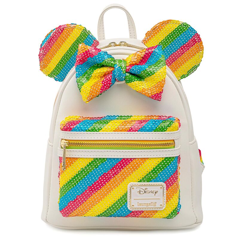 Loungefly Disney Minnie Rainbow Ryggsäck 26 cm