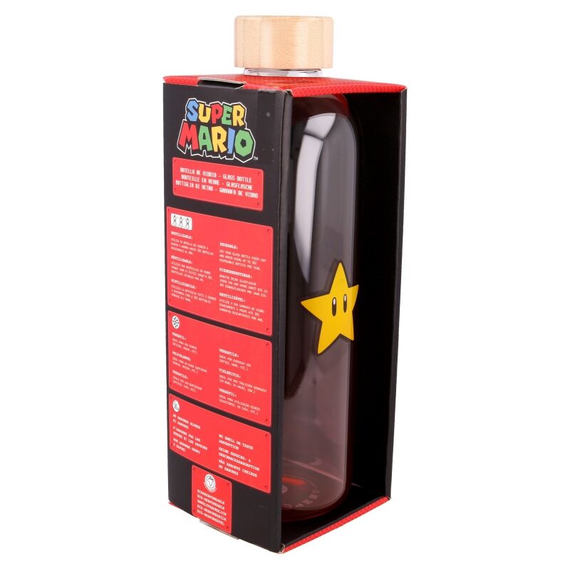 Nintendo Super Mario Bros Glasflaska 1030ml