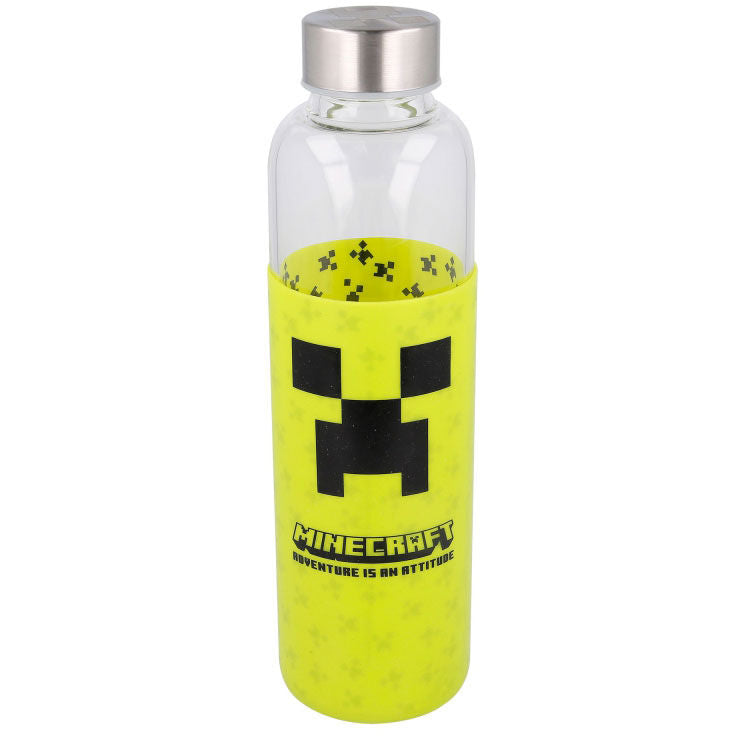 Minecraft Silikonöverdrag för Glasflaska 585ml