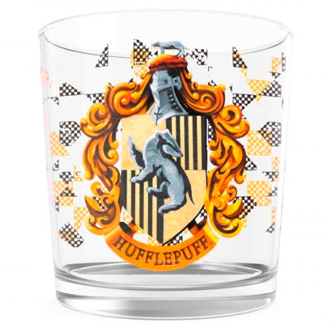 Harry Potter Hufflepuff Logo Glas