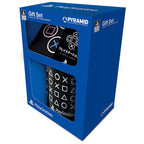 Playstation mugg + nyckelring + underläggsset