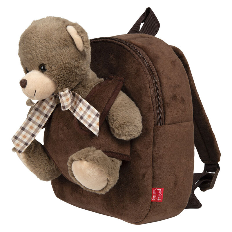 Bear Tommy Ryggsäck med Gosedjur 26cm