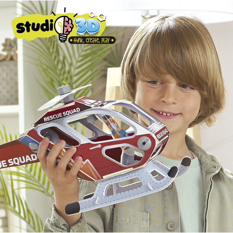 Studio 3D Helikopter Byggsats