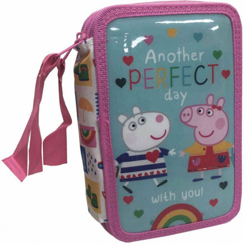 Pepa Pig Trippelfyllt Pennfodral