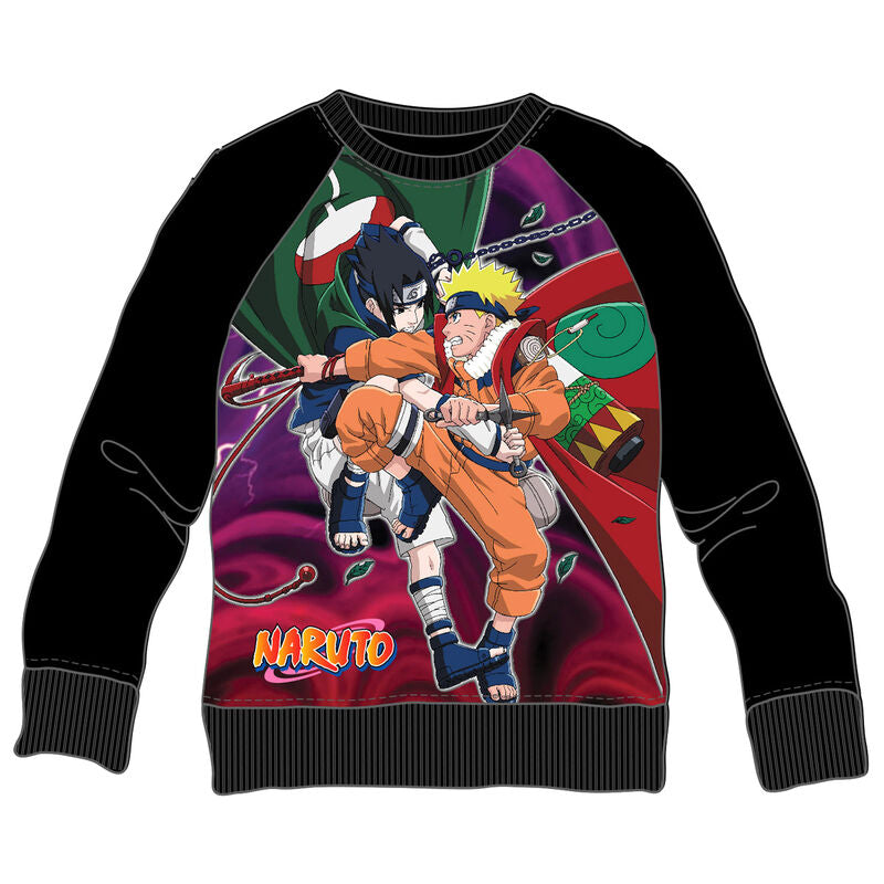 Naruto Sasuke and Naruto Fight child sweatshirt Storlek 4