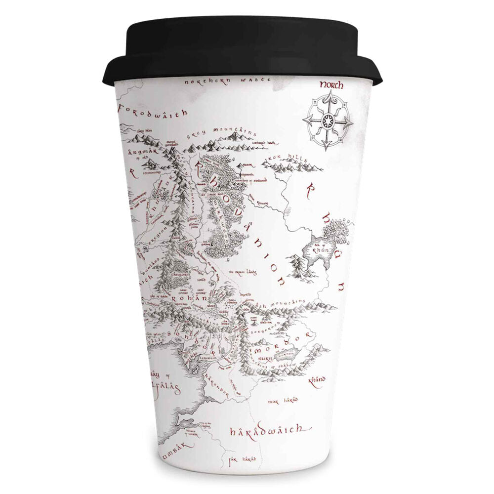 The Lord of the Rings Middle Earth Map Resande Mugg