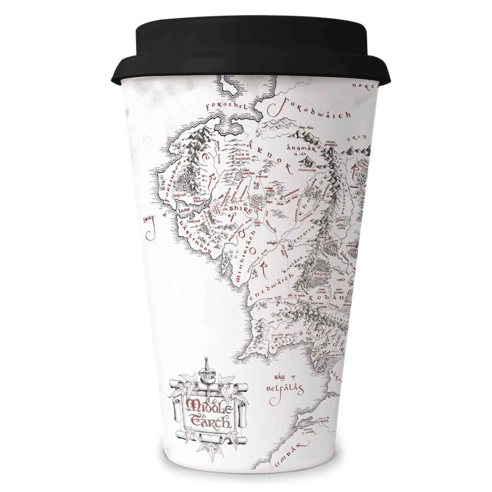 The Lord of the Rings Middle Earth Map Resande Mugg