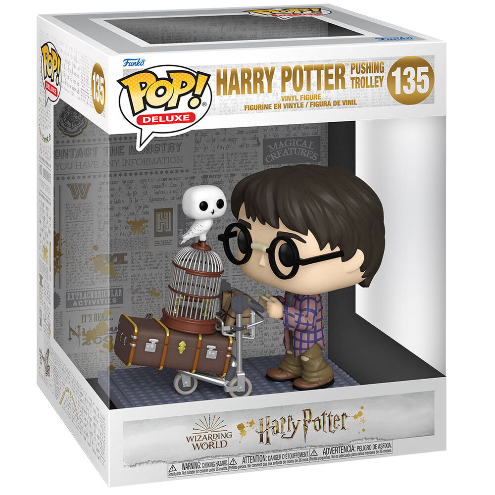 POP Figur Harry Potter Jubileum Harry med Trolley