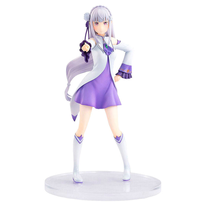 Re:ZERO Starting Life in Another World Emilia Figur 17cm - Elegant Samlarfigur