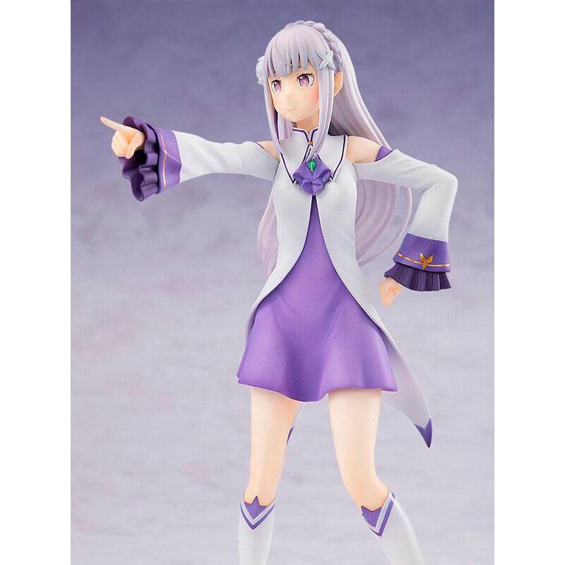 Re:ZERO Starting Life in Another World Emilia Figur 17cm - Elegant Samlarfigur