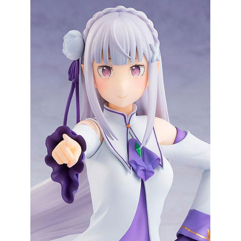 Re:ZERO Starting Life in Another World Emilia Figur 17cm - Elegant Samlarfigur