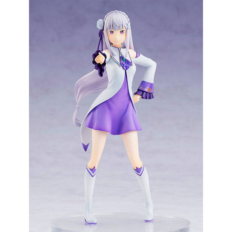 Re:ZERO Starting Life in Another World Emilia Figur 17cm - Elegant Samlarfigur