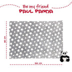 Panda Bear Mjukfilt med Gosedjur 22cm