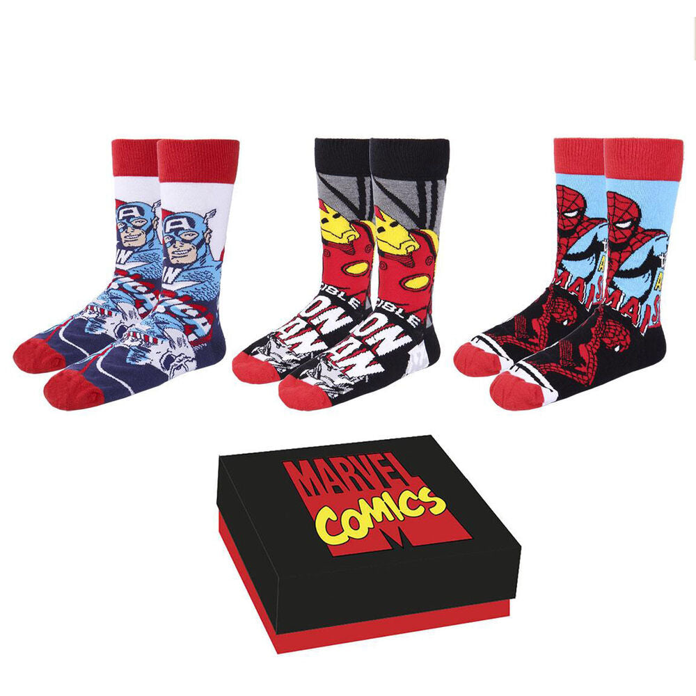 Marvel 3-pack Strumpor