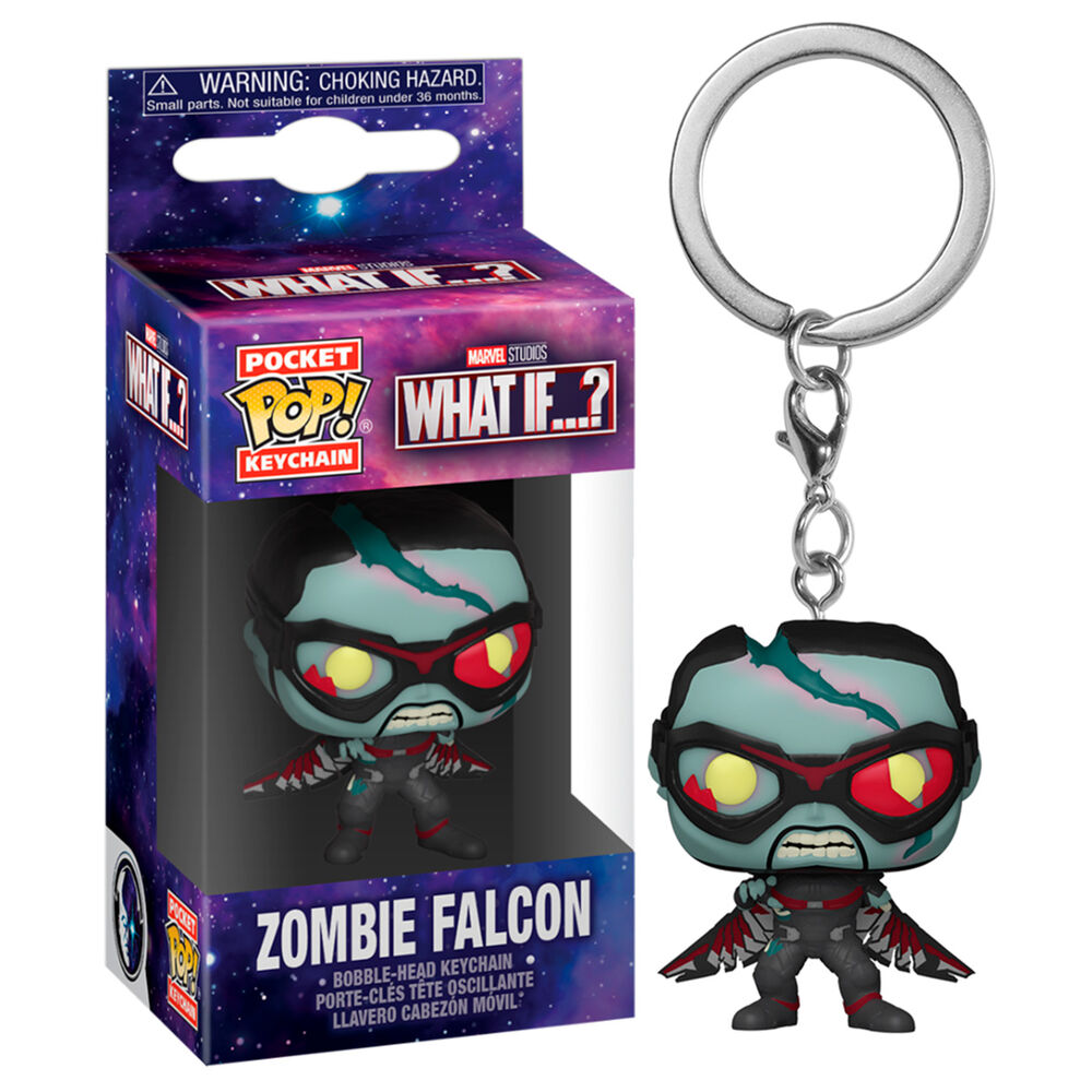 Pocket POP Nyckelring Marvel What If Zombie Falcon