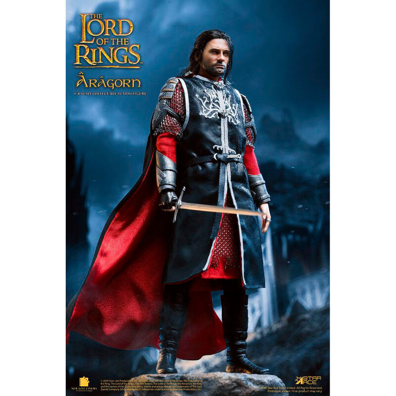 The Lord of the Rings Aragorn Deluxe Version Real Master Figur 23cm
