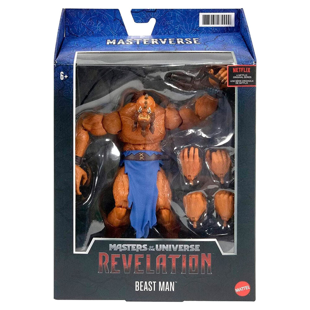 Masters of the Universe - Revelation Beast Man Figur 18cm