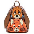 Loungefly Disney Fox and Hound Copper Todd Ryggsäck 26cm