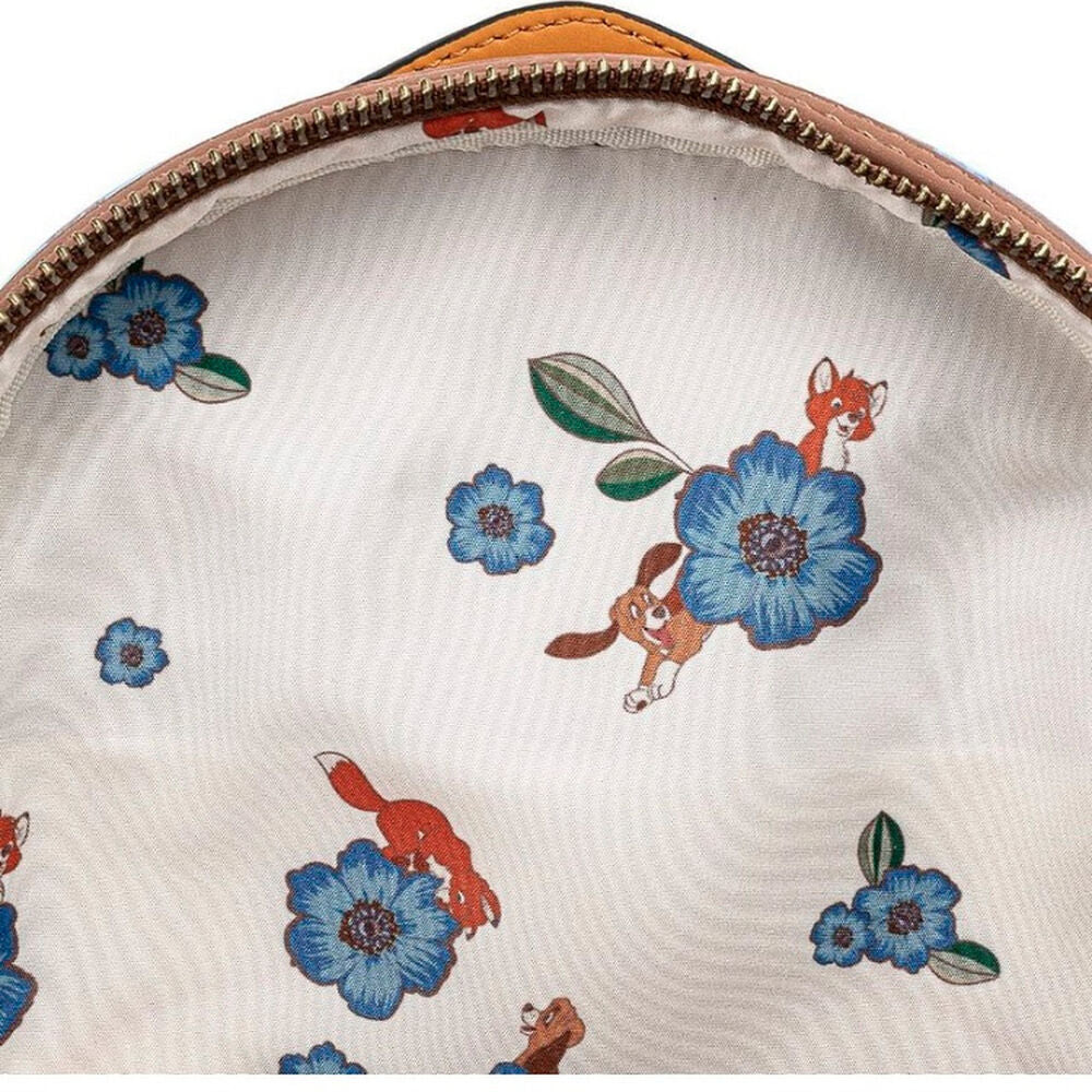 Loungefly Disney Fox and Hound Copper Todd Rygsäck 26cm