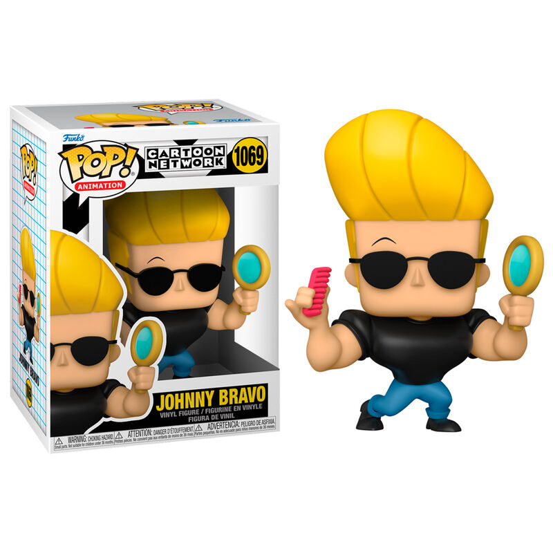 POP Figur Cartoon Network Johnny Bravo - Johnny med Spegel och Kamm