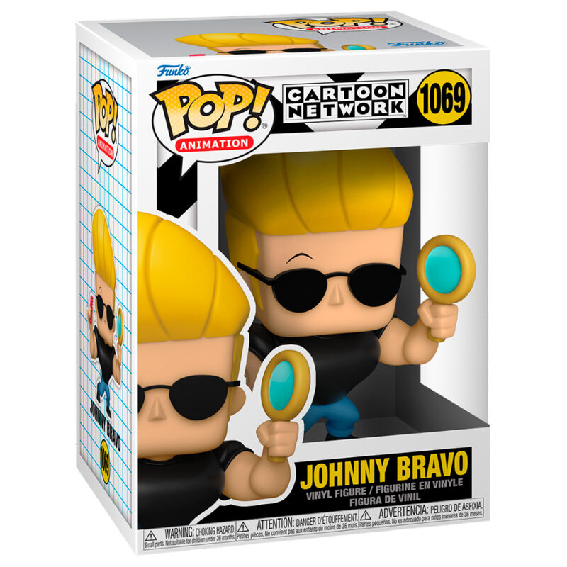 POP Figur Cartoon Network Johnny Bravo - Johnny med Spegel och Kamm