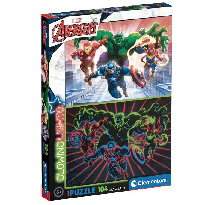 Clementoni Marvel Avengers Konturpussel 104 Styck