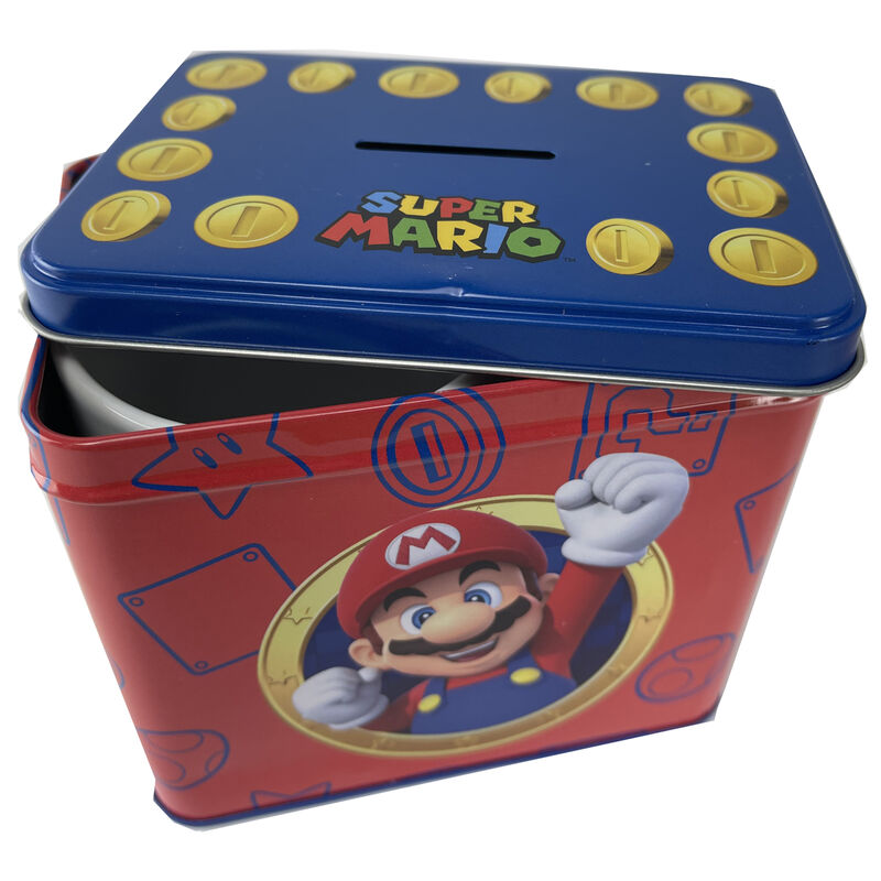 Nintendo Super Mario Bros Mario Mug och Pengarbox Set