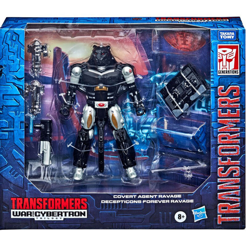 Transformers War From Cybertron: Covert Agent Ravage & Decepticon Forever Ravage Figur Set