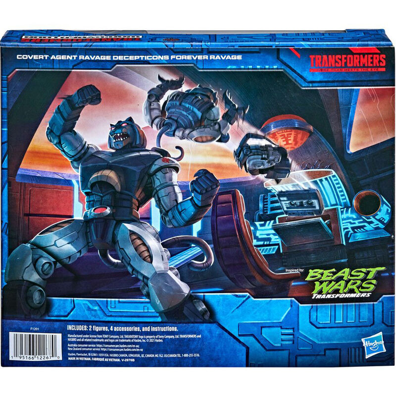 Transformers War From Cybertron: Covert Agent Ravage & Decepticon Forever Ravage Figur Set
