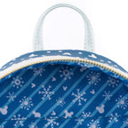 Loungefly Disney Snöman Mickey och Minnie Rygga 26cm