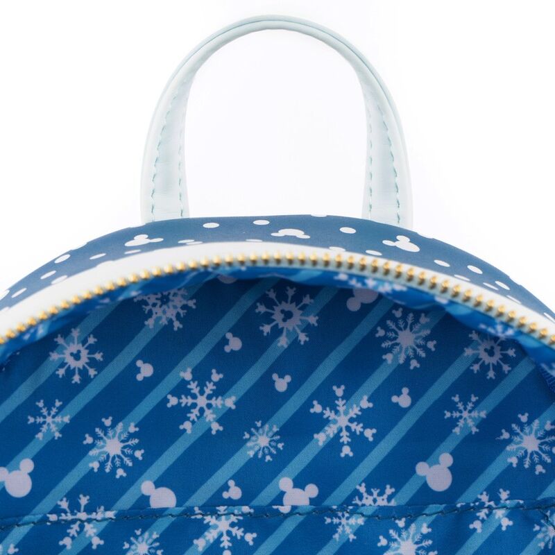 Loungefly Disney Snöman Mickey och Minnie Rygga 26cm