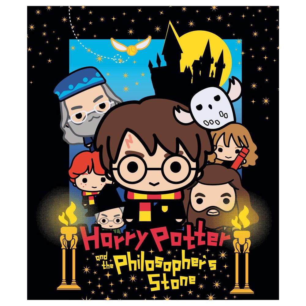 Harry Potter Chibi Premium Coral Blanket 120x150cm