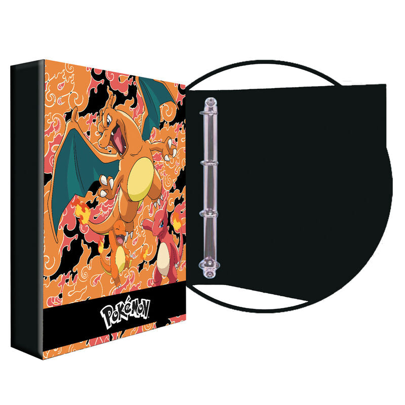 Pokemon Charmander Evolution A4 mapp med ringar