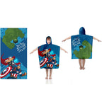 Marvel Avengers Bomull Poncho Handduk