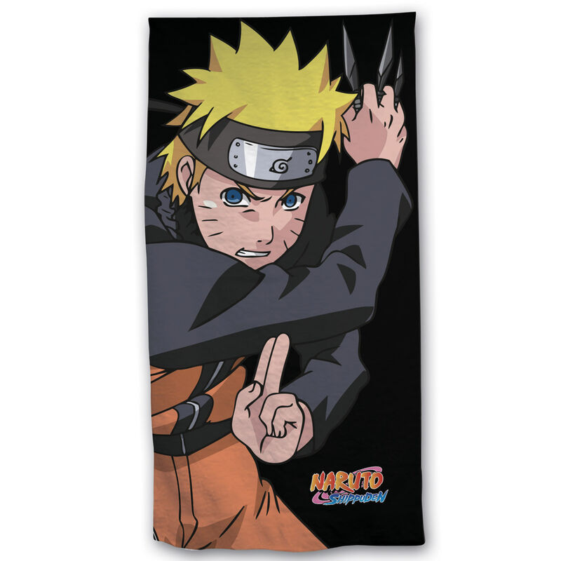 Naruto Shippuden Bomull Strandhandduk
