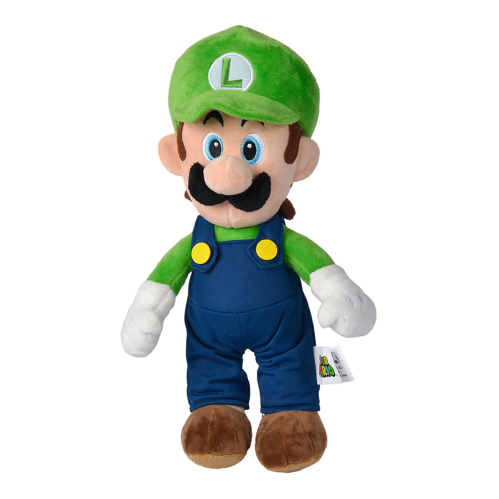 Super Mario Bros Luigi gosedjur 30cm