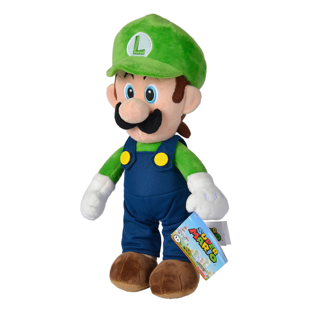 Super Mario Bros Luigi gosedjur 30cm