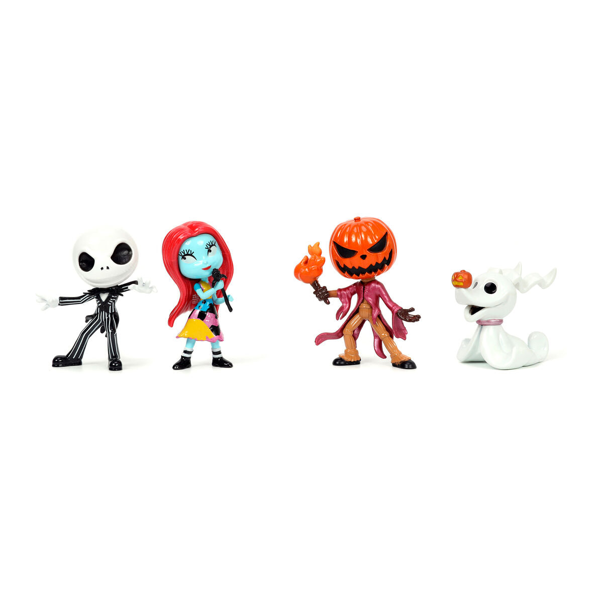 Nightmare Before Christmas Set med 4 Metallfigurer