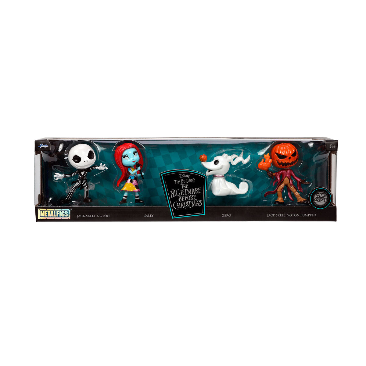 Nightmare Before Christmas Set med 4 Metallfigurer
