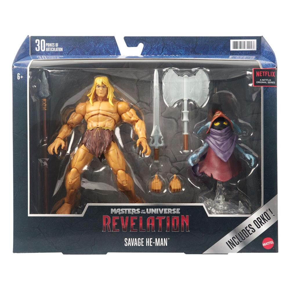 Masters of the Universe Revelation Masterverse He-Man Savage Figur 18cm