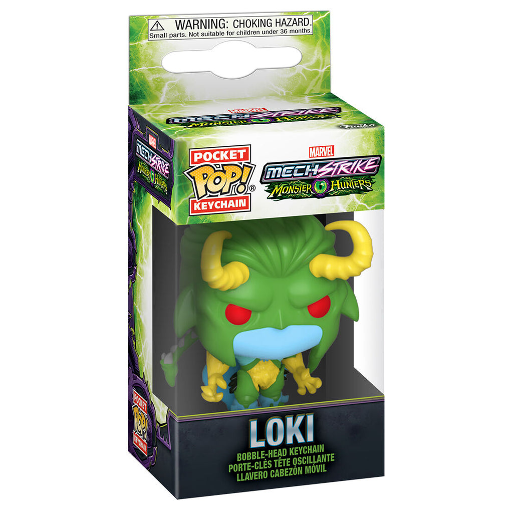 Pocket POP Nyckelring Marvel Monster Hunters Loki