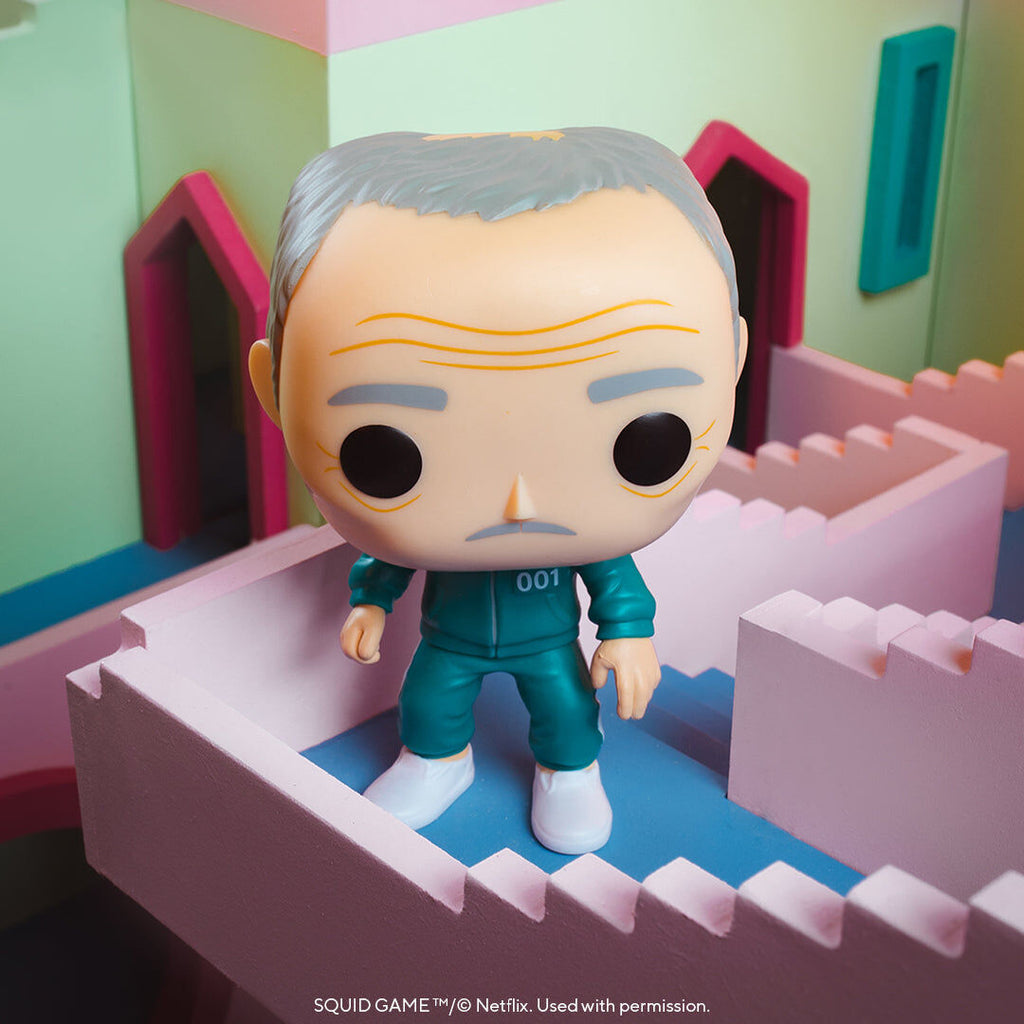 POP Figur Squid Game Il-nam 001 – Samlarobjekt i Fönsterpresentförpackning