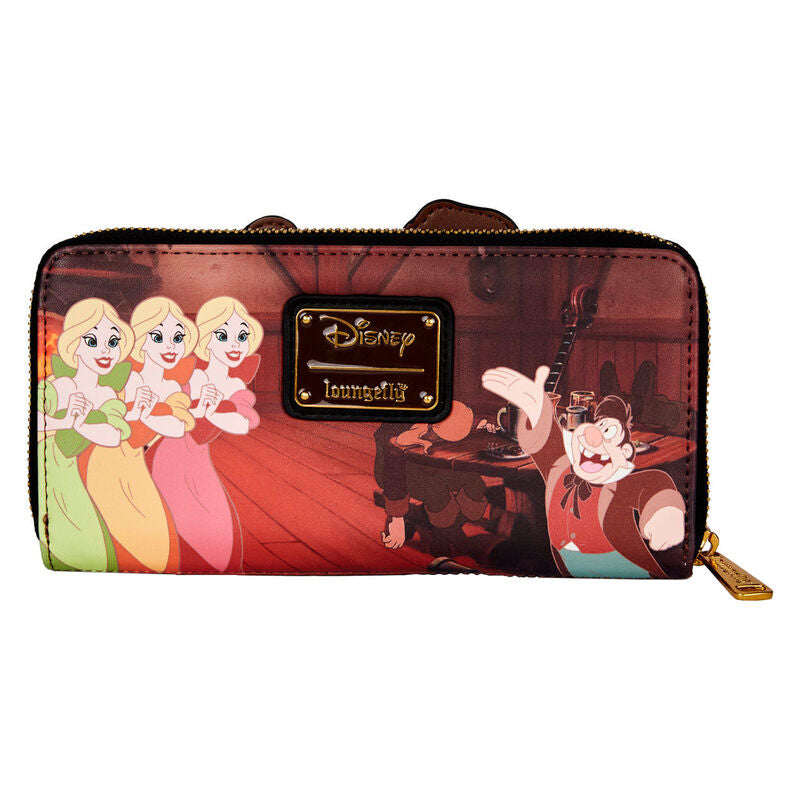 Loungefly Disney Beauty and the Beast Gaston Scene Plånbok