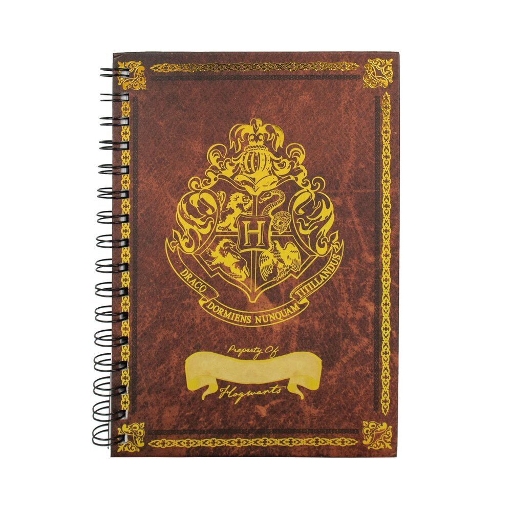 Harry Potter Hogwarts A5 Spiral Bound Notebook