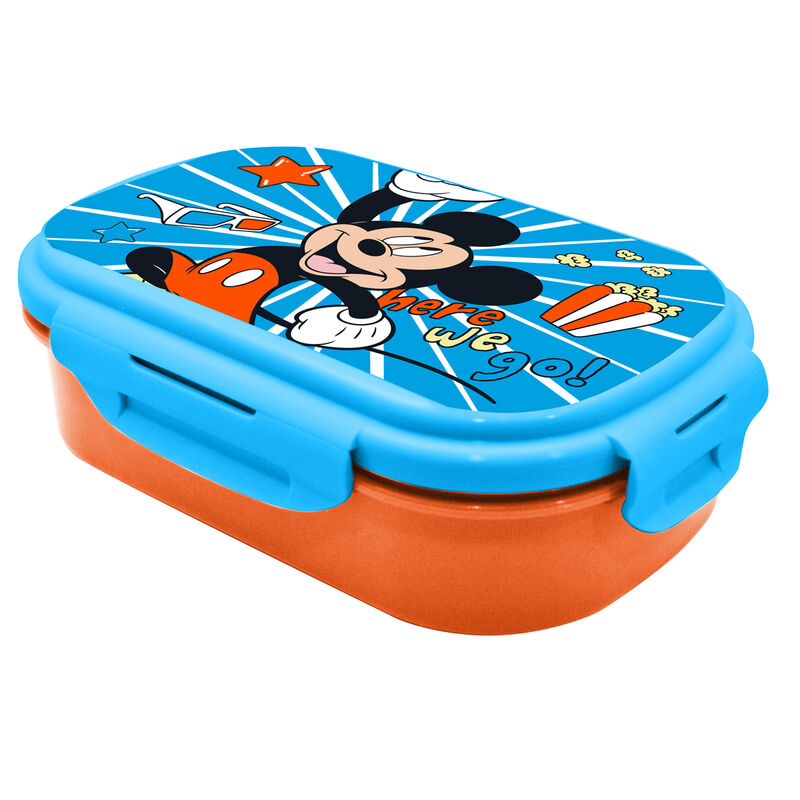 Disney Mickey Lunch Box - BPA Free, Microwave Safe
