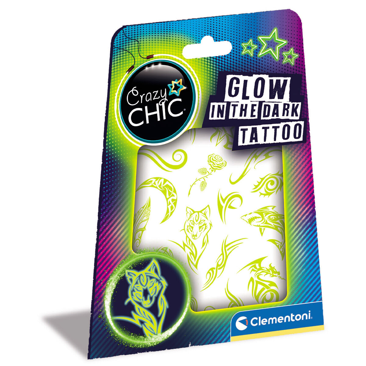 Crazy Chic Glow in the Dark Tattoos