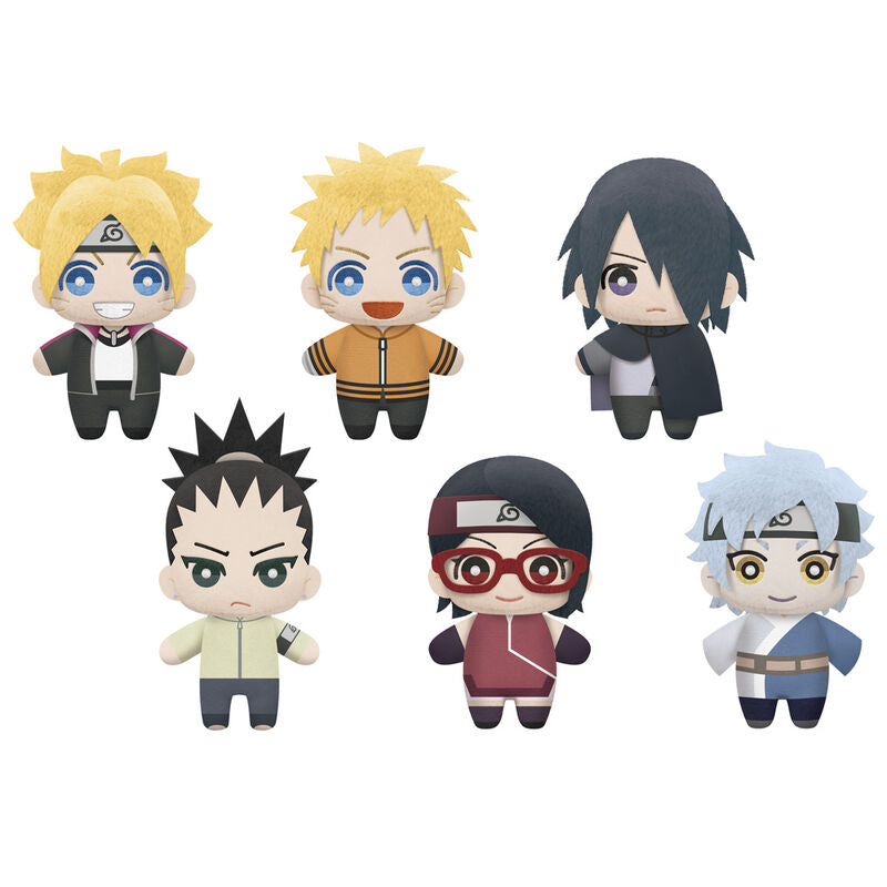Display 9 gosedjur Boruto Naruto Next Generations Tomonui 12cm